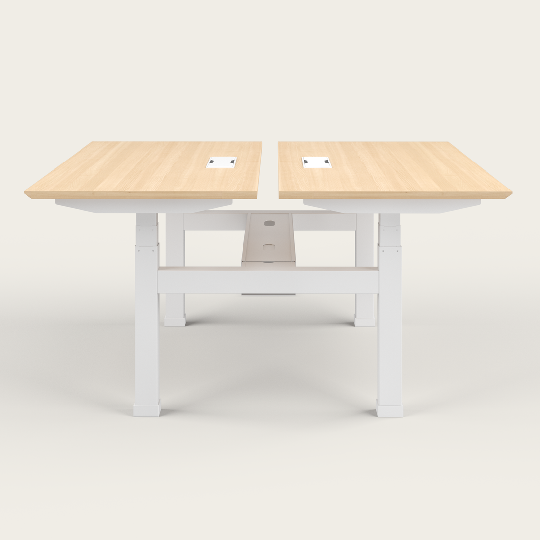 Dual-Stand-Up-Desk-White-Legs-Maple-Top-View_02