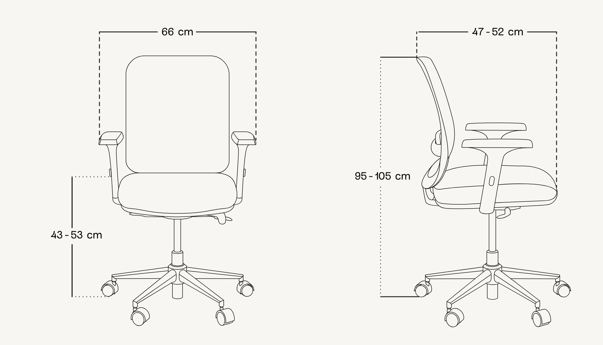 Ergo_Chair Dimensions