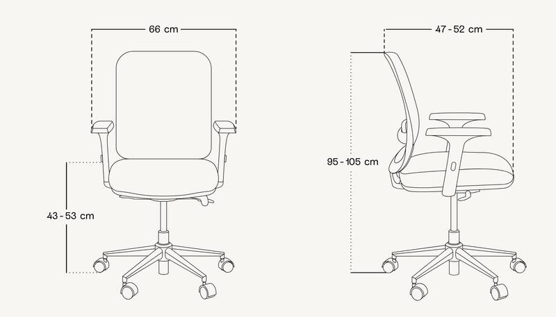 Ergo_Chair Dimensions